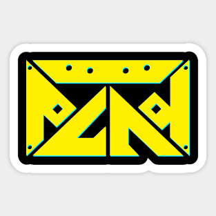 PLAY - Cyberpunk Logotype Style Sticker